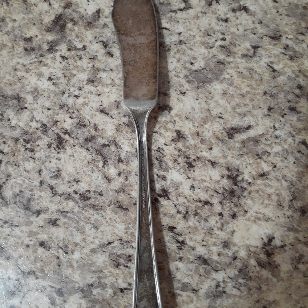 Pre-owned Vintage Tudor plate Oneida community made butter spreader